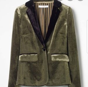 ISO Boden Vera Velvet Blazer